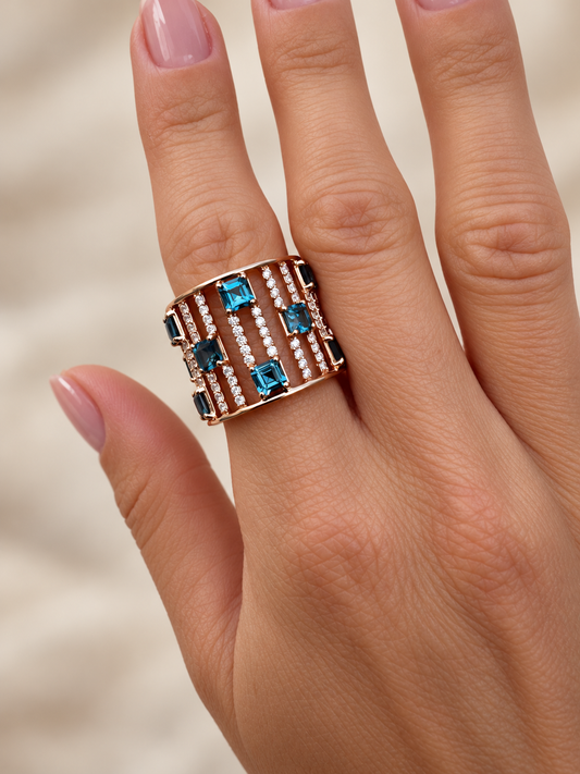 Lineage Multi Stone Ring