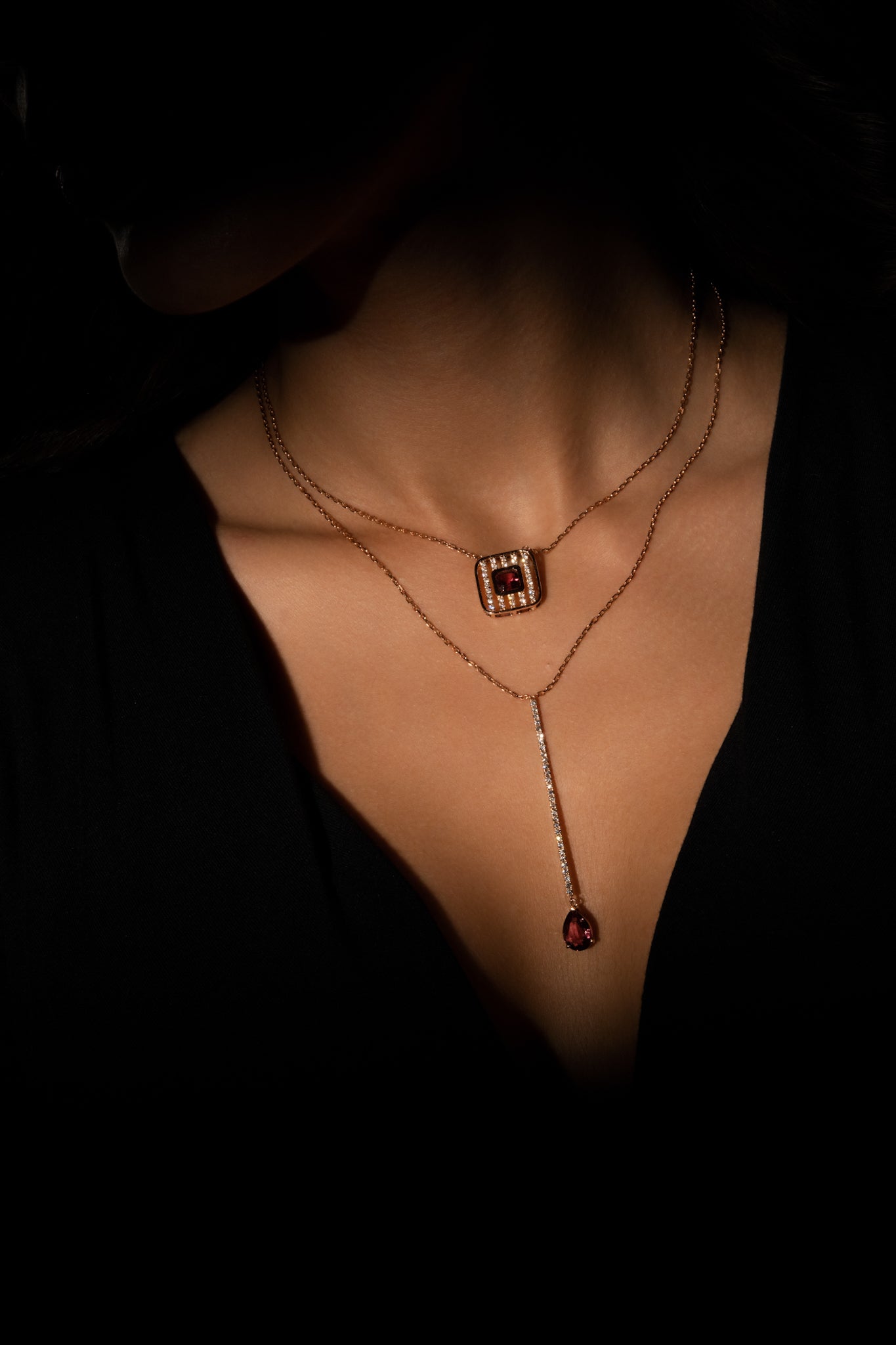 Lineage Pear Drop Necklace