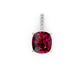 Rhodolite Garnet Charm