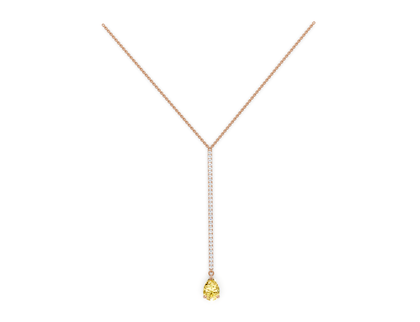 Lineage Pear Drop Necklace