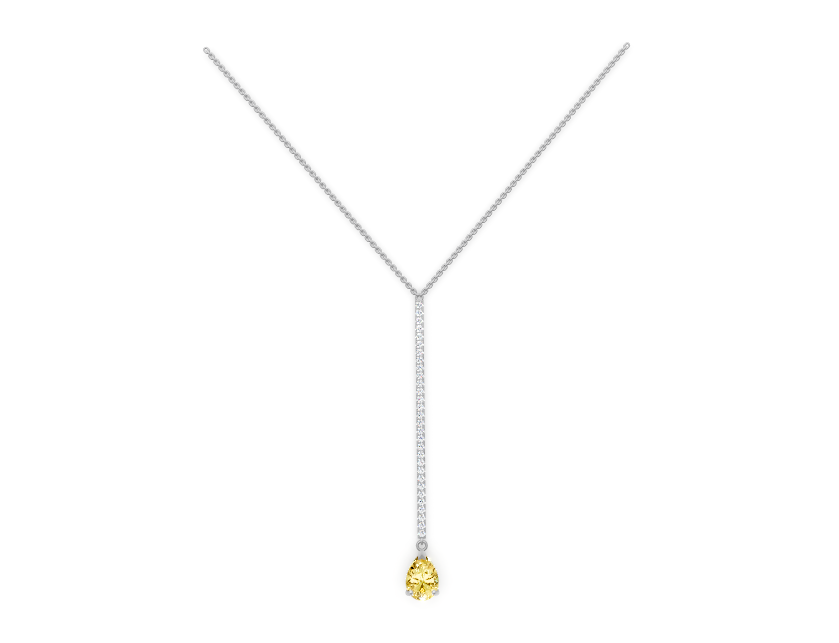 Lineage Pear Drop Necklace