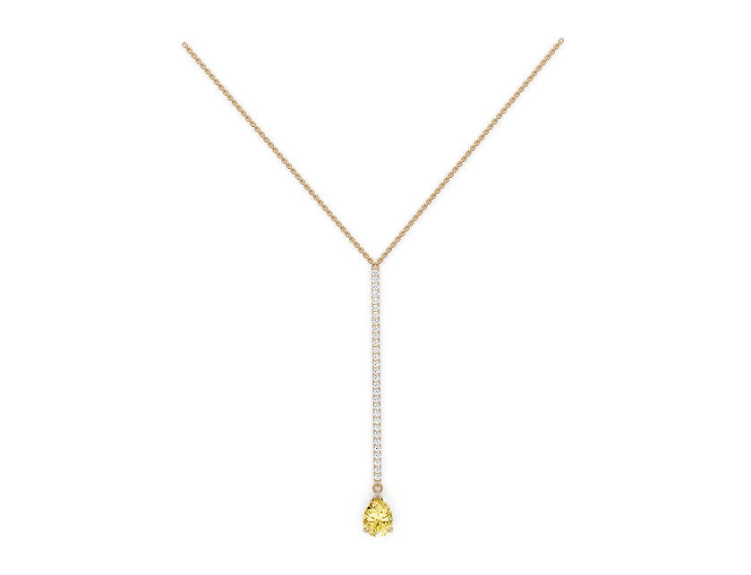 Lineage Pear Drop Necklace