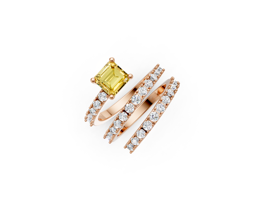 Lineage Spiral Ring