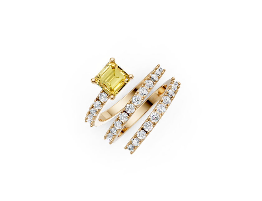 Lineage Spiral Ring