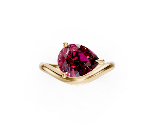Onda Rhodolite Ring